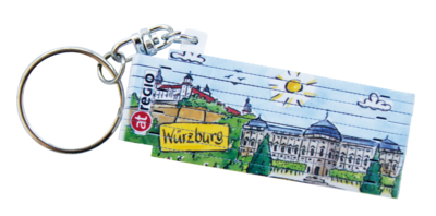 Würzburg Maßstab 0,5 m Illustration