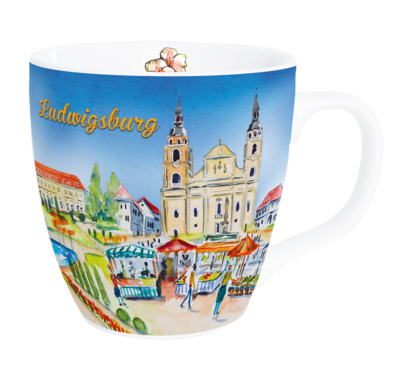 Ludwigsburg Tasse Lungo Aquarell