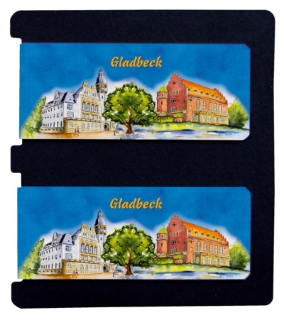 Gladbeck Magnetlesezeichen Aquarell