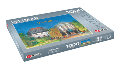 Lauf Pegnitz Puzzle 1000 Teile Aquarell