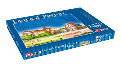 Lauf Pegnitz Puzzle 1000 Teile Aquarell