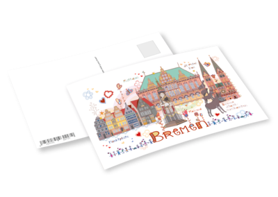 Bremen Postkarte SweetDreams