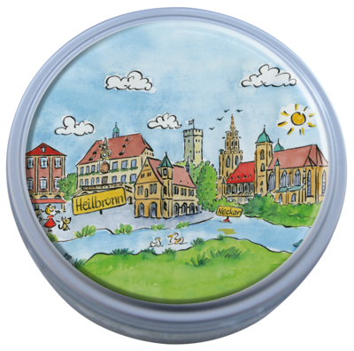 Heilbronn Bonbondose Illustration