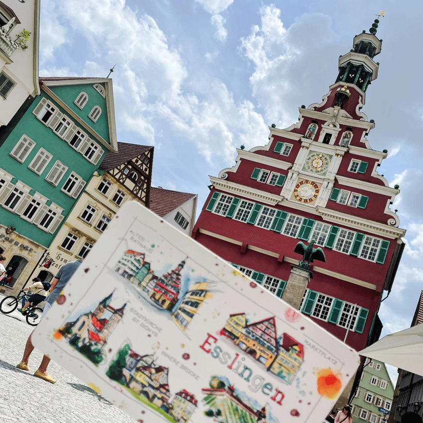 Esslingen Frühstücksbrettchen FineArt